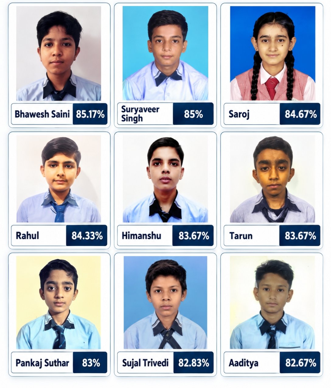 Class 10 Topper - Apex Academy Senior Secondary School